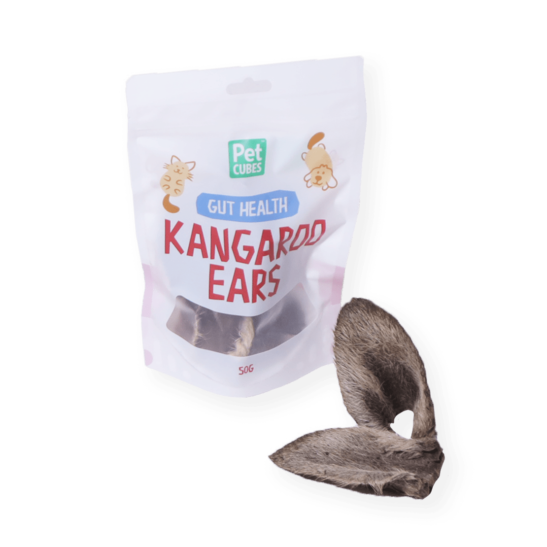 Kangaroo Ears 50g - Treat For Dog & Cat