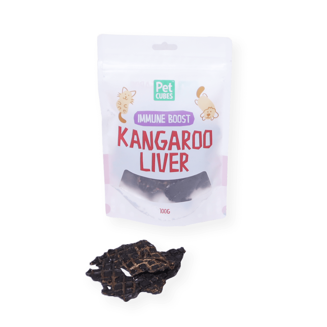 Kangaroo Liver 100g - Treat For Dog & Cat