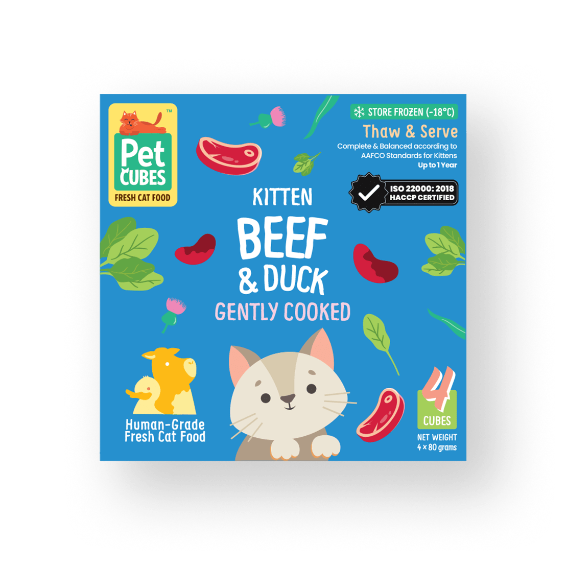 Beef & Duck - Gently Cooked For Kitten