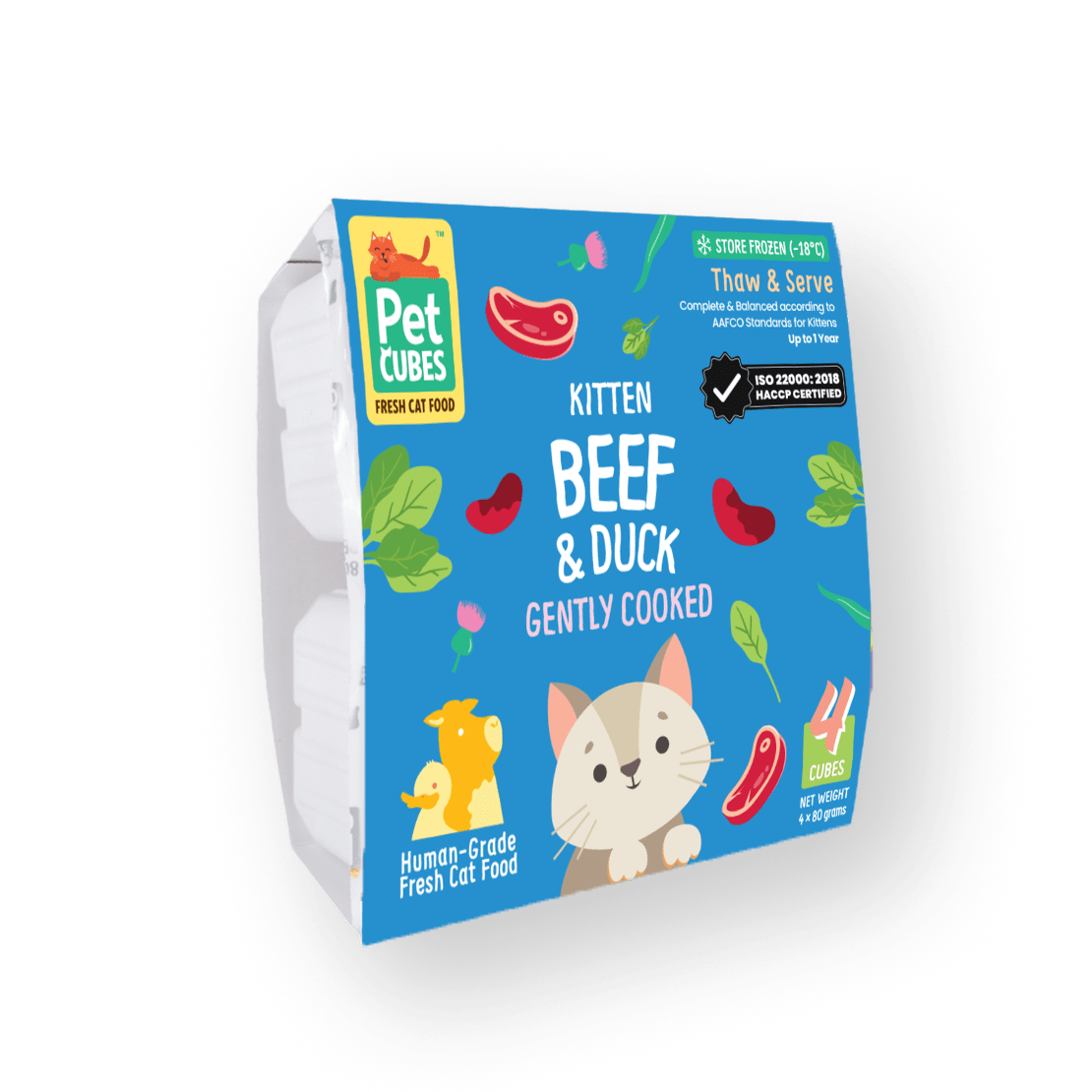 Beef & Duck - Gently Cooked For Kitten