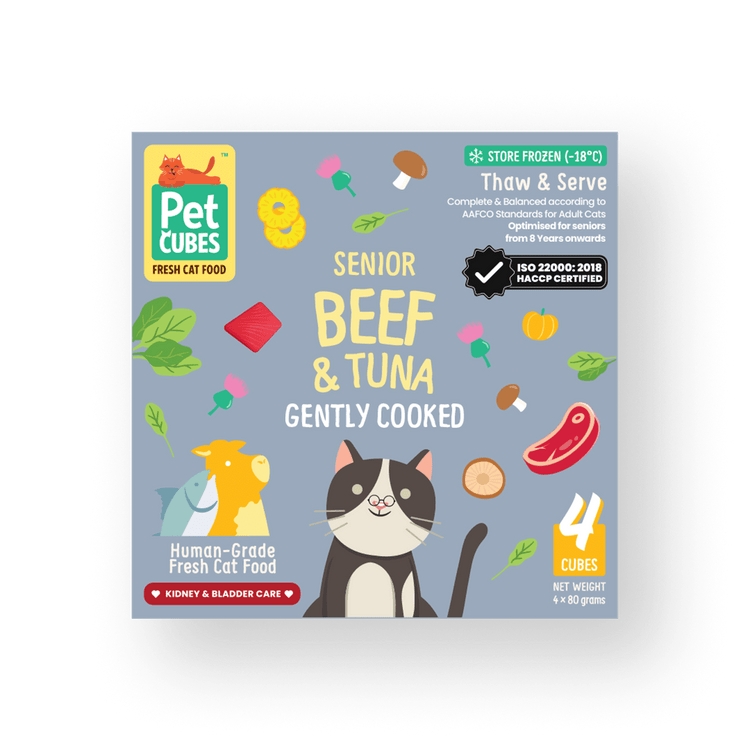 Beef & Tuna - Gently Cooked For Senior Cat