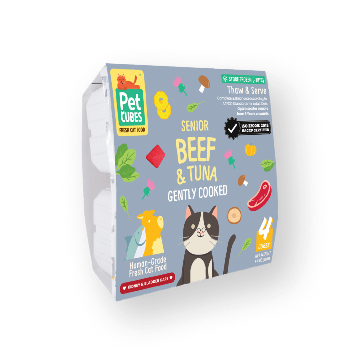 Beef & Tuna - Gently Cooked For Senior Cat