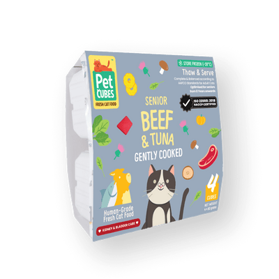 Beef & Tuna - Gently Cooked For Senior Cat