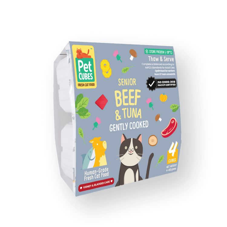 Beef & Tuna - Gently Cooked For Senior Cat