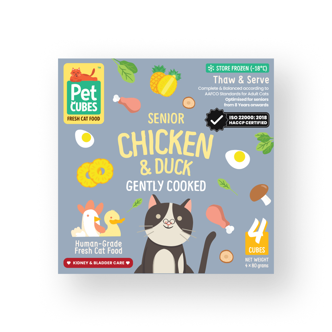 Chicken & Duck - Gently Cooked For Senior Cat