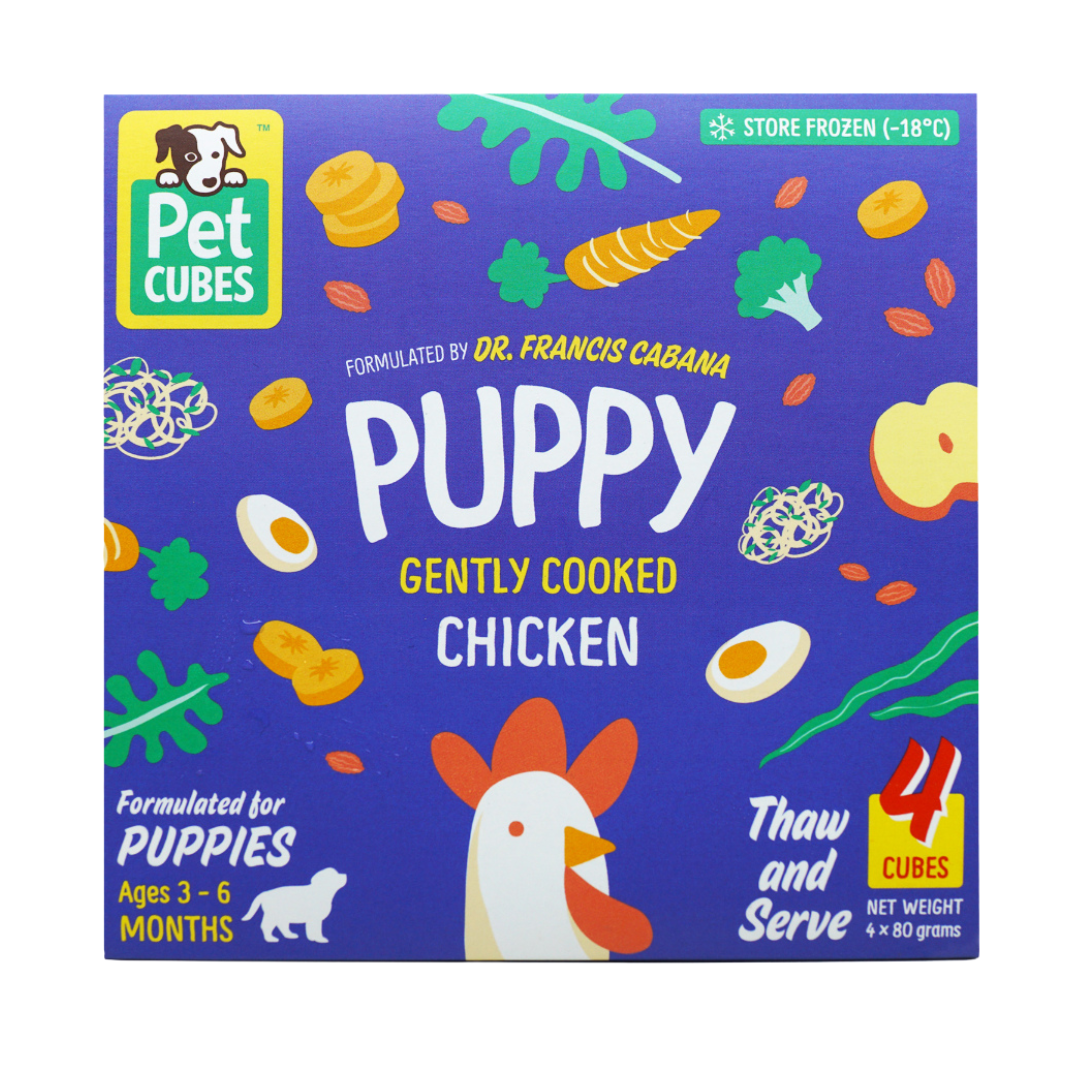 Puppy Food Gently Cooked Chicken PetCubes